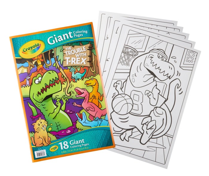 Giant animal coloring boo