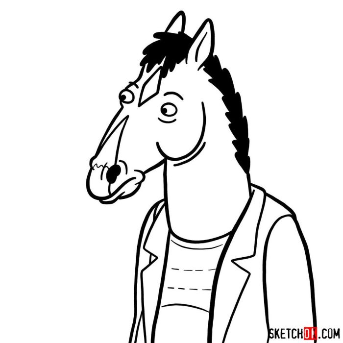 Bojack horseman coloring book