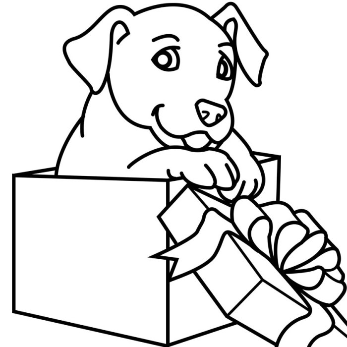 Christmas animals coloring sheets