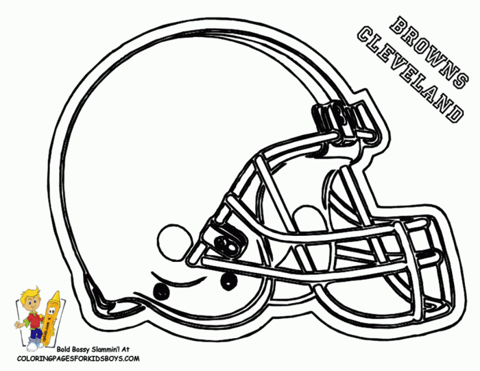 Cleveland browns coloring book