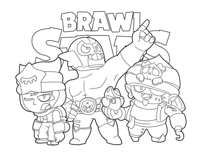 Brawl stars coloring book