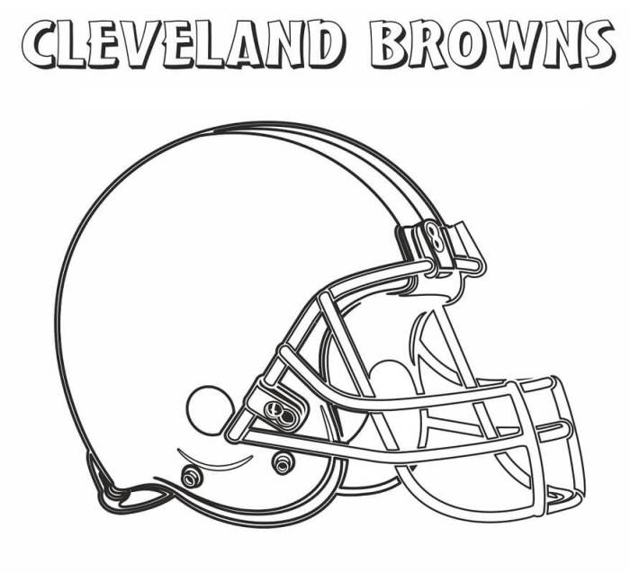 Cleveland browns coloring book