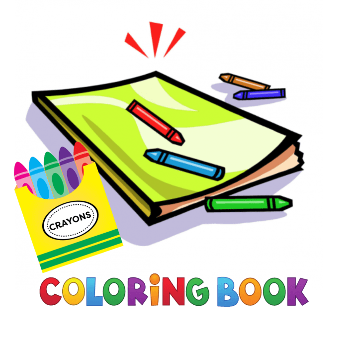 Coloring book clip art free