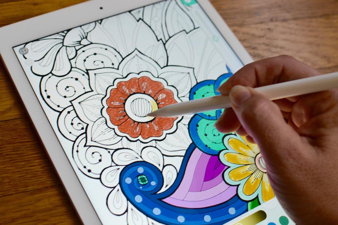 Coloring book ipad pro