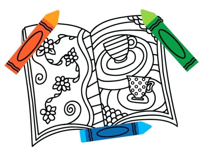 Coloring book clip art free