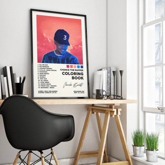 Chance coloring book poster