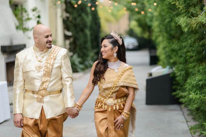 Cambodian traditional wedding dress