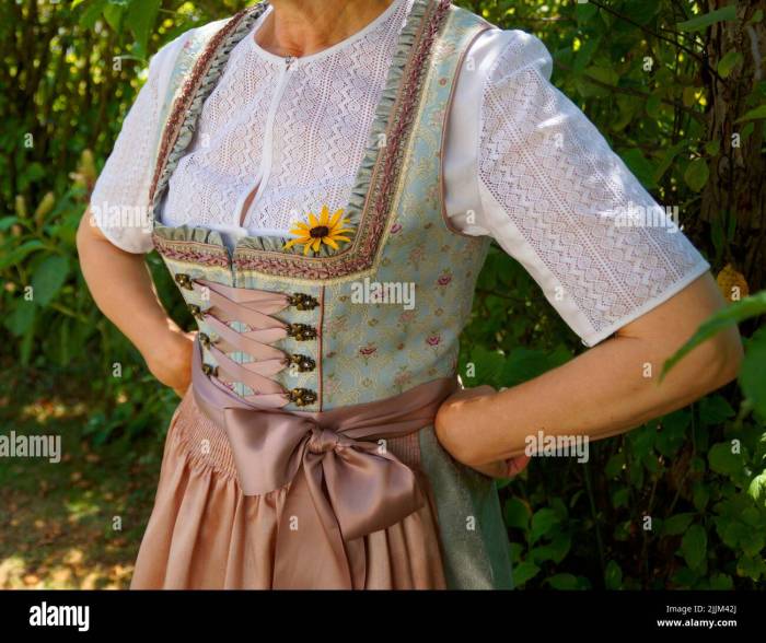 Traditional german wedding dress