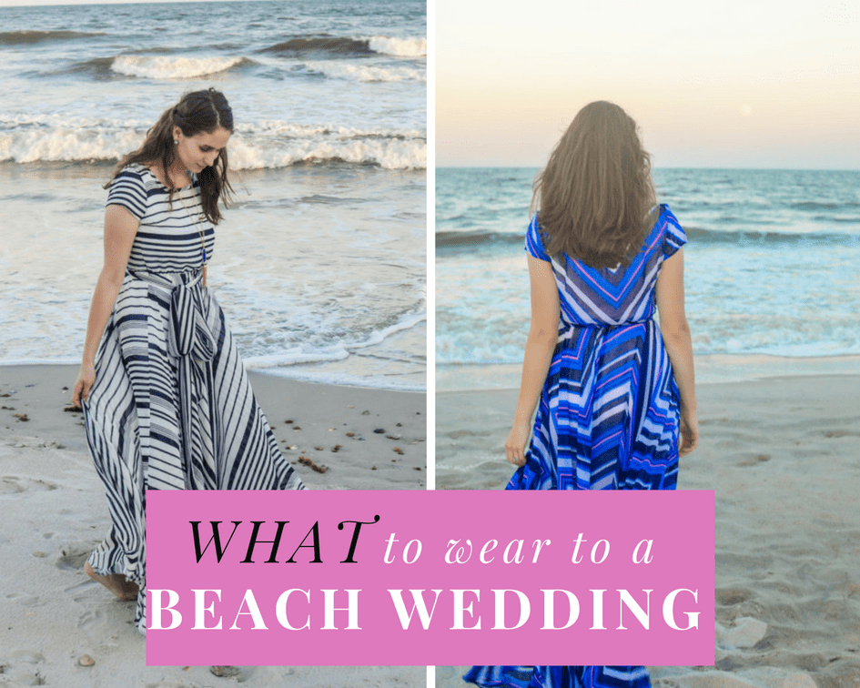 Beach wedding dress attire