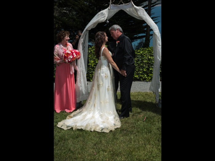 Vintage beaded wedding dress