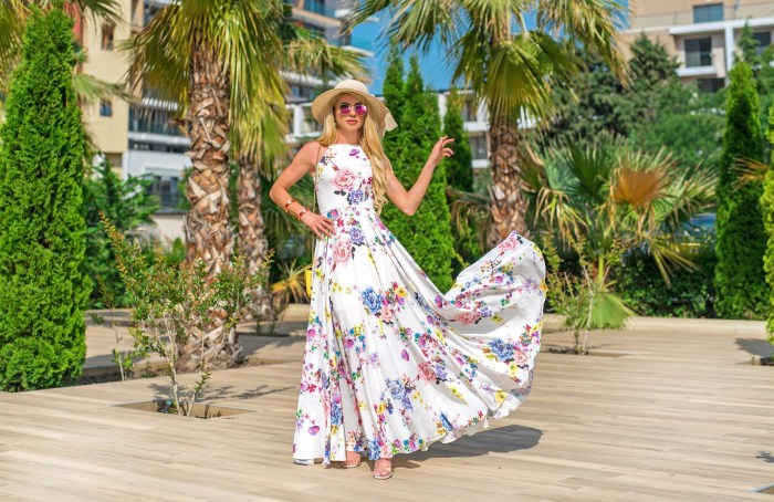 Summer floral dresses for wedding