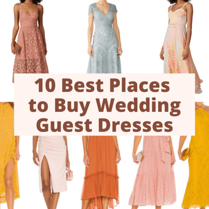 Best places for wedding guest dresses