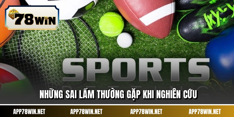 Những sai lầm thường gặp khi nghiên cứu