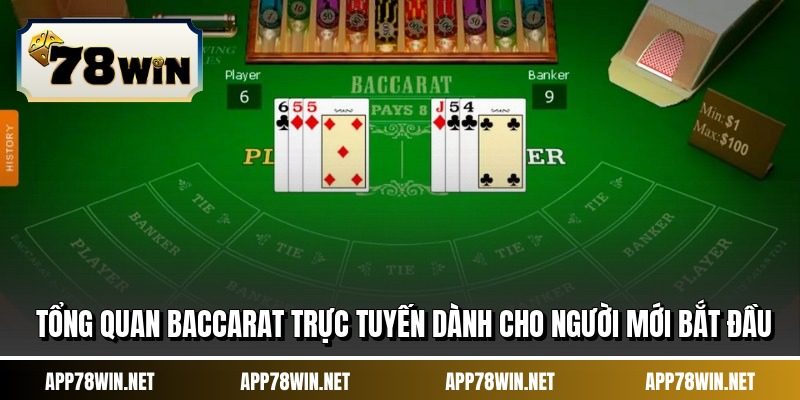 Tổng quan baccarat trực tuyến dành cho người mới bắt đầu
